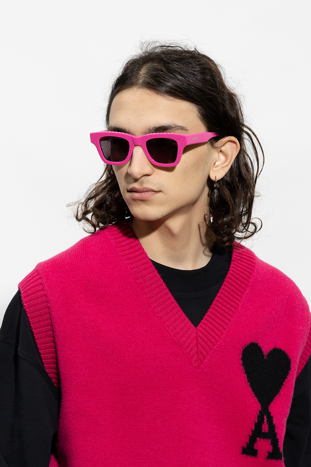 Pink 'Nocio' sunglasses Jacquemus - sunglasses are miniature